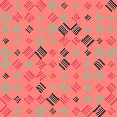 Abstract Geometric Pattern generative computational art illustration