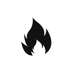 Fire flame icons symbol vector elements for infographic web
