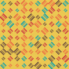 Abstract Geometric Pattern generative computational art illustration