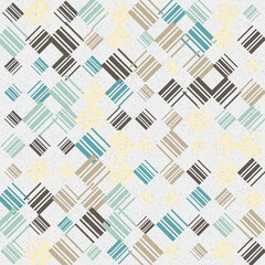 Abstract Geometric Pattern generative computational art illustration