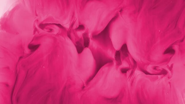 Pink color ink smoke background animation, Background ink smoke motion animated, Ink liquid effect