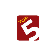 Top 5 Big Five logo design template