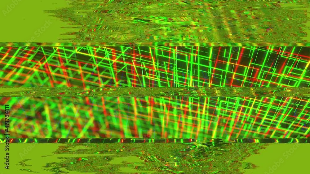Poster glitch, pixel noise on the screen, computer generated. bad signal. video damage. 3d rendering a digi