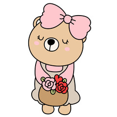 Valentines bear