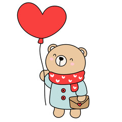Valentines bear