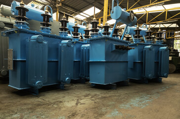 Number of high voltage distribution transformers in the manufacturing site ready to dispatch