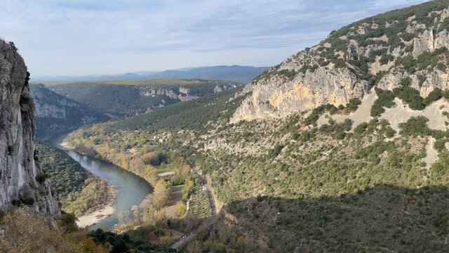 Frankreich bei der Ardeche
