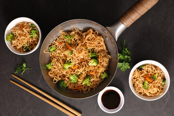 fried noddles - Asian vegetarian food