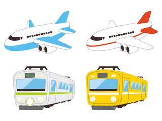 はたらくくるま　飛行機　電車