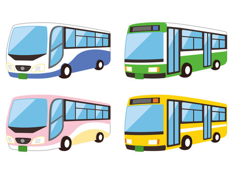 はたらくくるま　観光バス　路線バス　長距離バス