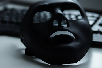 digital payment protection,hacker mask on keyboard,secure internet connections,cybercrime