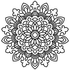 Abstract Decorative Mandala Art Design