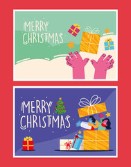 merry christmas banners