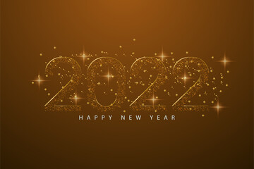2022 new year background.