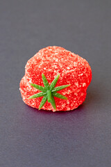 a very tasty candy on the black	