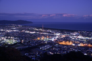 Obraz premium 延岡市の街並み