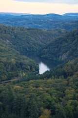 View of the Saar loop in Saarland.