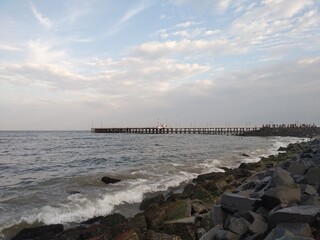 pier in the sea