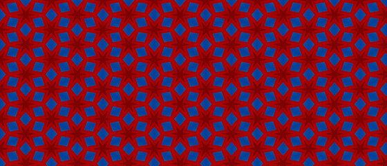 red and blue abstract seamless pattern and texture with shapes for creative designs and backgrounds 