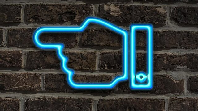 Detail photo of a neon sign on a wall with the inscription December
