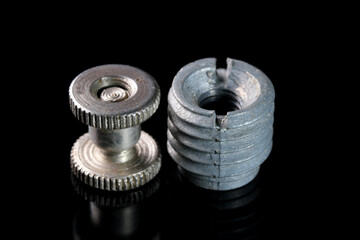 Old used bolts
