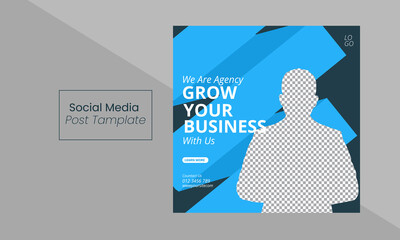 Creative Digital business marketing post banner template, advertising design, social media post, Facebook Post, Modern Social square web banner Instagram Post template