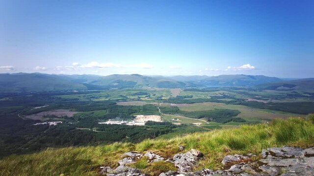 Loch Linnhe and Loch Eil from Finnish-aig Viewpoint - Scotland