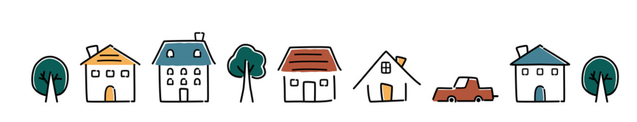 街並みのイラスト