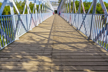 Fototapeta premium ancien Pont ferroviaire, Saint-Paul, île de la Réunion 