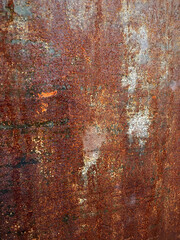 Rusted steel texture and background