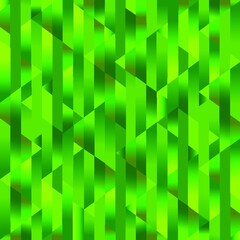 abstract green background with triangles