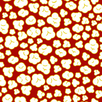 Seamless Popcorn Pattern 