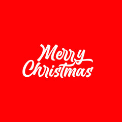 Merry Christmas Text design template