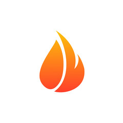 Fire icon symbol logo design