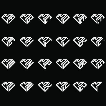 SCA to SCZ letter logo creative design, Multiple triple letter logo design