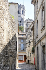 The Tower-Porte Saint-Michel guards the entrance to the old town of Viviers