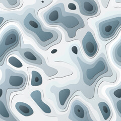 Colorful abstract layers in a papercut style background. Vibrant 3D topography shapes. Artistic banner, poster, brochure, template, flyer design. Appealing vector illustration.