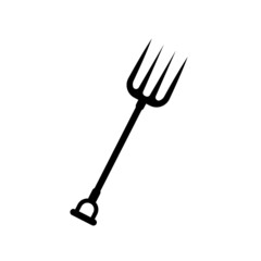 Pitchfork icon design template illustration vector