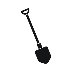 shovel icon illustration isolated symbol