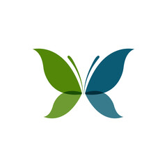 butterfly logo icon design template vector