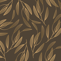 pattern background leaves branch abstraction