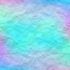 Texture of colorful crumpled paper for background