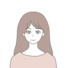 美容　女性　人物　イラスト
