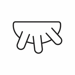 udder icon illustration isolated symbol