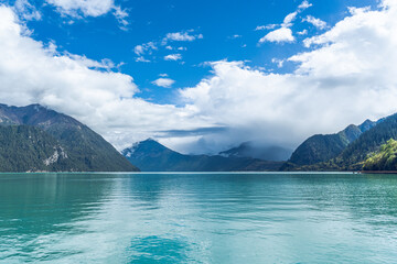 lake in the mountains