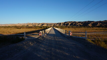 bridge on the route 40 in argentina