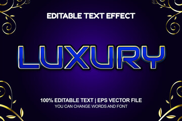 luxury editable text effect