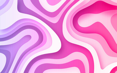 3D papercut layers, paper cut vector art background banner texture website template, For web, wall paper, brochure and other pattern designs. green abstract multi-layer 3d seamless background. 