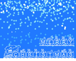 Christmas background with snowflakes in dark red and white