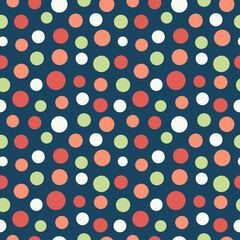 Fototapeta na wymiar Seamless pattern with colorful circles